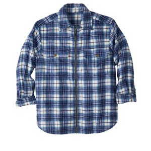 KingSize Brawny Zip Up Shirt Jacket - 1 of 4
