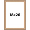 PosterPalooza | Weathered Yellow Picture Frame - UV Acrylic, Foam Board Backing, Hanging Hardware - 2 of 4