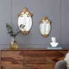 Vynxaria 15 in. Wx26 in. H Decorative Oval Wall Mirror, Accent Mirror for Living Room, Entryway, Bedroom, Office - 4 of 4