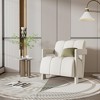 Vynxaria U-Can 26.3'' Modern Minimalist Leisure Armchair, Armchair with L-shaped Armrests and Polyester Fabric for Living Room - 3 of 4