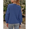 Clearlove Girls' Chunky Rib Knit Sweater - Cozy Long Sleeve Pullover Top - 4 of 4