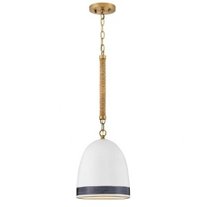 Hinkley Lighting Nash 1 - Light Pendant in  Heritage Brass/Black - 1 of 2