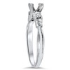 Pompeii3 3/4ct Prong Diamond Ring Set 14K White Gold - 2 of 4
