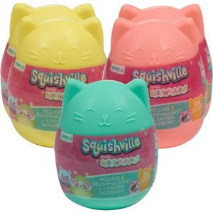 Squishmallows Squishville Series 12 Mini Egg Mystery Plush (5 Pack) Collectibles - Blind Capsules - Styles May Vary - Gift for Kids, Girls & Boys - 1 of 3