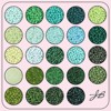 John Bead 300g Assorted Glass Seed Beads 8/0, 24 Colors Green Palette Round Bead for DIY Crafts Jewelry Making Bead Box - 2 of 4