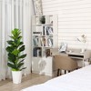 Artificial Fiddle Leaf Fig Plants 22''-39'' Fake Ficus Lyrata Plant , Perfect for Home Indoor Outdoor Office Modern Decor - 4 of 4