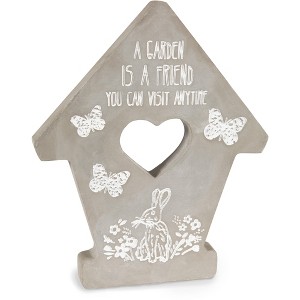 Pavilion Gift Company - Friend - 7.5" Cement Stepping Stone - Stepping Stones and Pathways - 1 of 4
