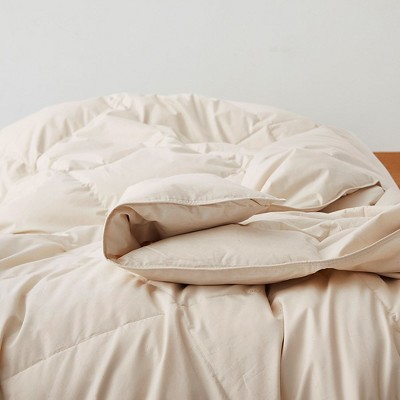 EcoDream Full/Queen Off-White Organic Cotton Down Comforter