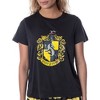 Harry Potter Women's Hogwarts Castle Shirt and Shorts Pajama Set - All 4 Houses - 3 of 4