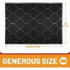 Door Front Door 46x35 Welcome Mats Entryway Garage High Traffic Areas Jumbo Size Doormat Entrance Waterproof Easy Clean - 2 of 4
