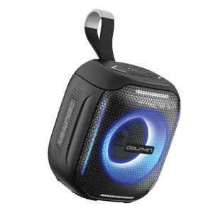 Dolphin® Audio SOUNDBYTE 10 Waterproof Portable Bluetooth® Party Speaker® with WaveSync™ and Sound-Activated Lights, S10 in Black - 1 of 4