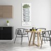 Stupell Industries Bless This Kitchen Stacked Ornate Bowls Succulent Plant, 20" x 48" - 2 of 4