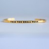 Mantra Jewelry - This Too Shall Pass bracelet - 3 of 4