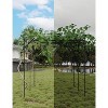 Garden Arch Trellis for Climbing Plants Metal Outdoor Arbor with Rust-Resistant Coating - Perfect for Weddings, Patio, Lawn Decor & Vine Support - 3 of 4