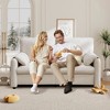60" Down-Filled Chenille Sofa with Cloud-Like Comfort, Washable Cover & 800LBS Capacity - 4 of 4