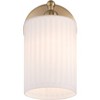 360 Lighting David 9 1/2" High Gold and White Glass Wall Sconce - 3 of 4