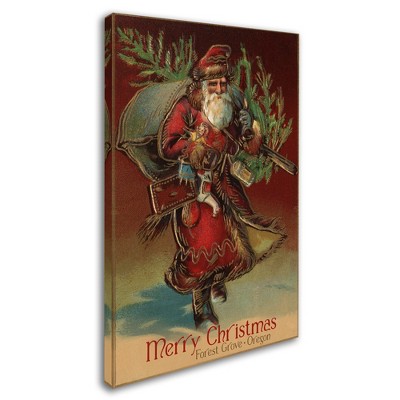 Trademark Fine Art -Lantern Press 'Santa Claus 4' Canvas Art