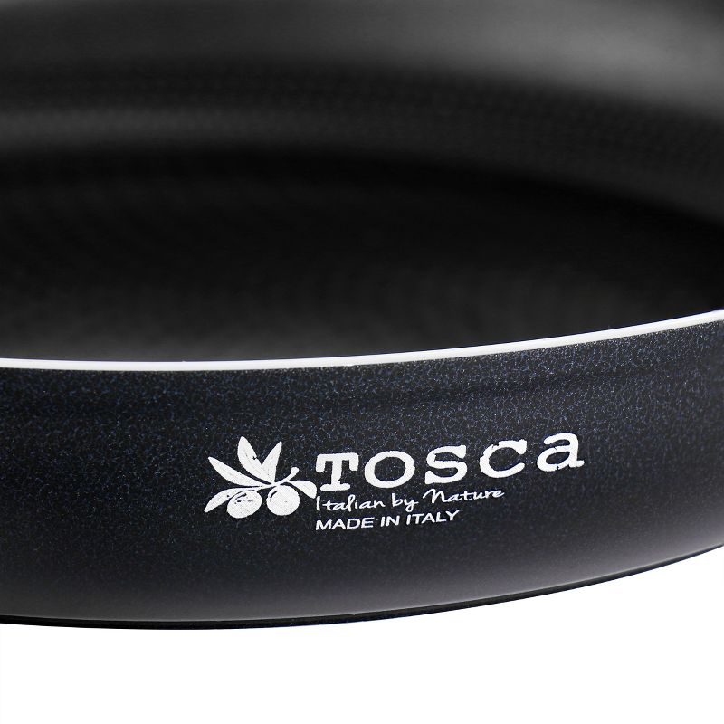 Tosca Cortona 10 Inch Nonstick Aluminum Frying Pan in Cool Black, 5 of 8