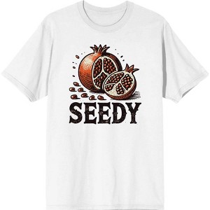 Seedy Pomegranate Adult Crew Neck Short Sleeve Tee - 1 of 2