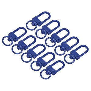 Unique Bargains DIY Craft Key Organization Lobster Claw Lanyard Swivel Clasps 1.3" x 0.51" 16 Pcs - 1 of 4