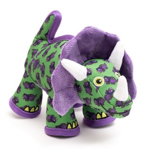 The Worthy Dog Triceratops Tough Dog Toy - 1 of 3