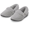 Collections Etc Cozy Fleece Plush Lining Skid-Resistant Slippers - 2 of 4