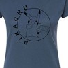 Women's - Pokémon - Pikachu Circle Fitted Graphic T-Shirt - 2 of 3
