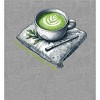 Matcha Teacup I Only Love My Bed and Matcha Women's Night Shirt - 2 of 2