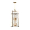Artcraft Lighting Burford 8 - Light Chandelier in  Brass/Black - 2 of 4