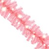 vidaXL Garland Pink PVC Large Christmas Garland Spiral Modern - 4 of 4