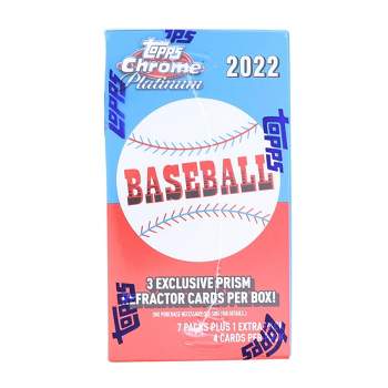 Topps MLB 2022 Chrome Platinum Anniversary Baseball Value Box | 8 Packs