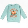 The Juniper Shop Pumpkin Festival Gourd Vibes Toddler Sweatshirt - 5/6T - Seafoam - 2 of 4