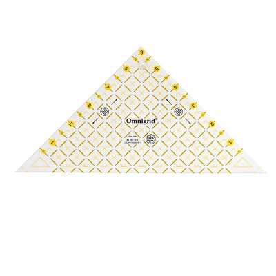 Omnigrid 6 Right Triangle Ruler Half Square Triangle Quilting Ruler :  Target