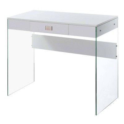 target glass desk