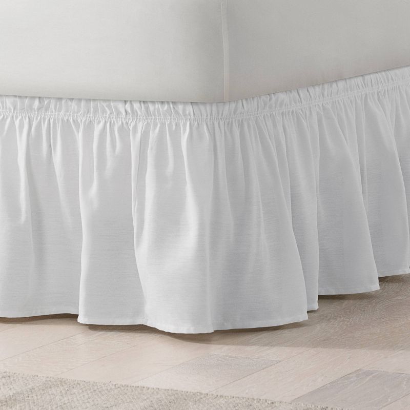 Wrap Around Solid Ruffled Bed Skirt - EasyFit&#153;, 2 of 7