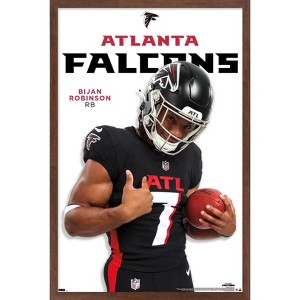 Trends International NFL Atlanta Falcons - Bijan Robinson Feature Series 24 Framed Wall Poster Prints - 1 of 4