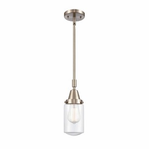 Dover - 1 Light Stem Hung Mini Pendant In Traditional Style-11.38 Inches Tall and 4.5 Inches Wide - 1 of 1