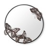 SPI Home Butterfly Round Wall Mirror – Cast Iron Frame, 24” Garden-Inspired Wall Decor with Antique Bronze Finish - 2 of 4