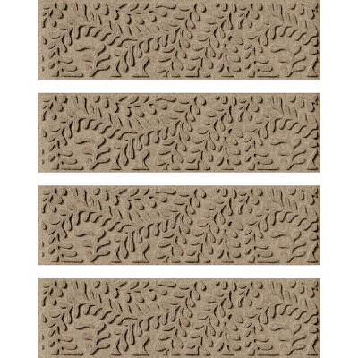WaterHog 8.5"x30" Set of 4 Boxwood Indoor/Outdoor Stair Treads Door Mats