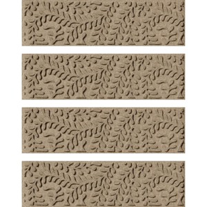 WaterHog 8.5"x30" Set of 4 Boxwood Indoor/Outdoor Stair Treads Door Mats - 1 of 4