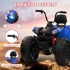 24V Kids ATV With 2 Seater, 4x200W Powerful Engine, Dual 7AH Batteries, Accelerator Handle, EVA Tires,  LED Lights & Music - 4 of 4