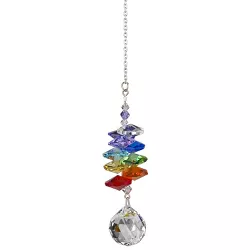 Woodstock Chimes Woodstock Rainbow Makers Collection, Crystal Rainbow Cascade, 3.5'' Ball Crystal Suncatcher CCBA