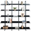 NicBex 71" Tall Wood & Metal Bookshelf with Open Shelves,5-Tier Bookshelf Storage Organizer for Bedroom,Living Room,Office - 4 of 4