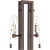 Possini Euro Design Gossard Modern Industrial Table Lamp 30" Tall Bronze with USB Charging Port White Rectangular Shade for Bedroom Living Room Office - 4 of 4