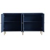 VYNXARIA Gray Lacquered Wooden Cabinet Sideboard Buffet Server Cabinet Storage Cabinet,for Living Room,Entryway,Hallway,Office,Kitchen and Dining Room - 2 of 4