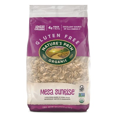 Nature's Path Organic Mesa Sunrise Cereal Corn Flakes, Gluten Free, 26.4 oz Bag