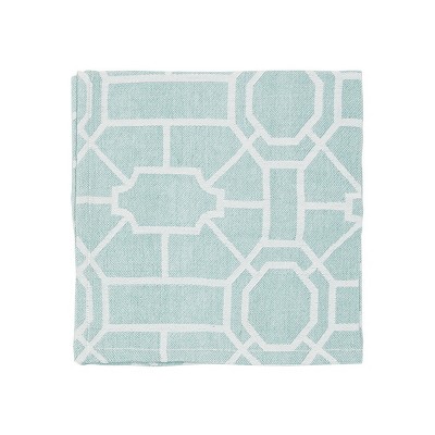 C&F Home Trellis Sea Glass Cotton Napkin Set of 6