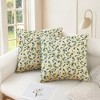REGALWOVEN Floral Pattern Decoration Throw Pillow Cover for Outdoor Indoor 2 Pcs - 2 of 4