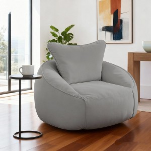 Hooseng Memory Foam Bean Bag Chair, BeanBag Chair with Cushion，Bean Bag Sofa for Living Room, Lounge Areas - 1 of 4