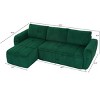 NicBex Modern Sofa Bed Corduroy Convertible Sleeper Sofa with Adjustable Backrest for Living Room and Office - 2 of 4